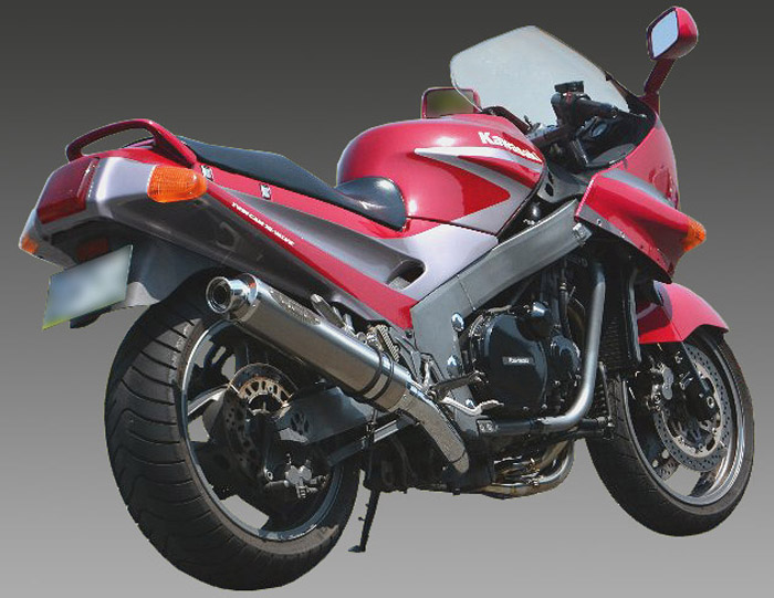 ZZ-R1200 サイレンサーマフラー 左右 K448 カワサキ 純正  バイク 部品 ZX1200C 機能的問題なし そのまま使える 車検用に 車検 Genuine:22210968
